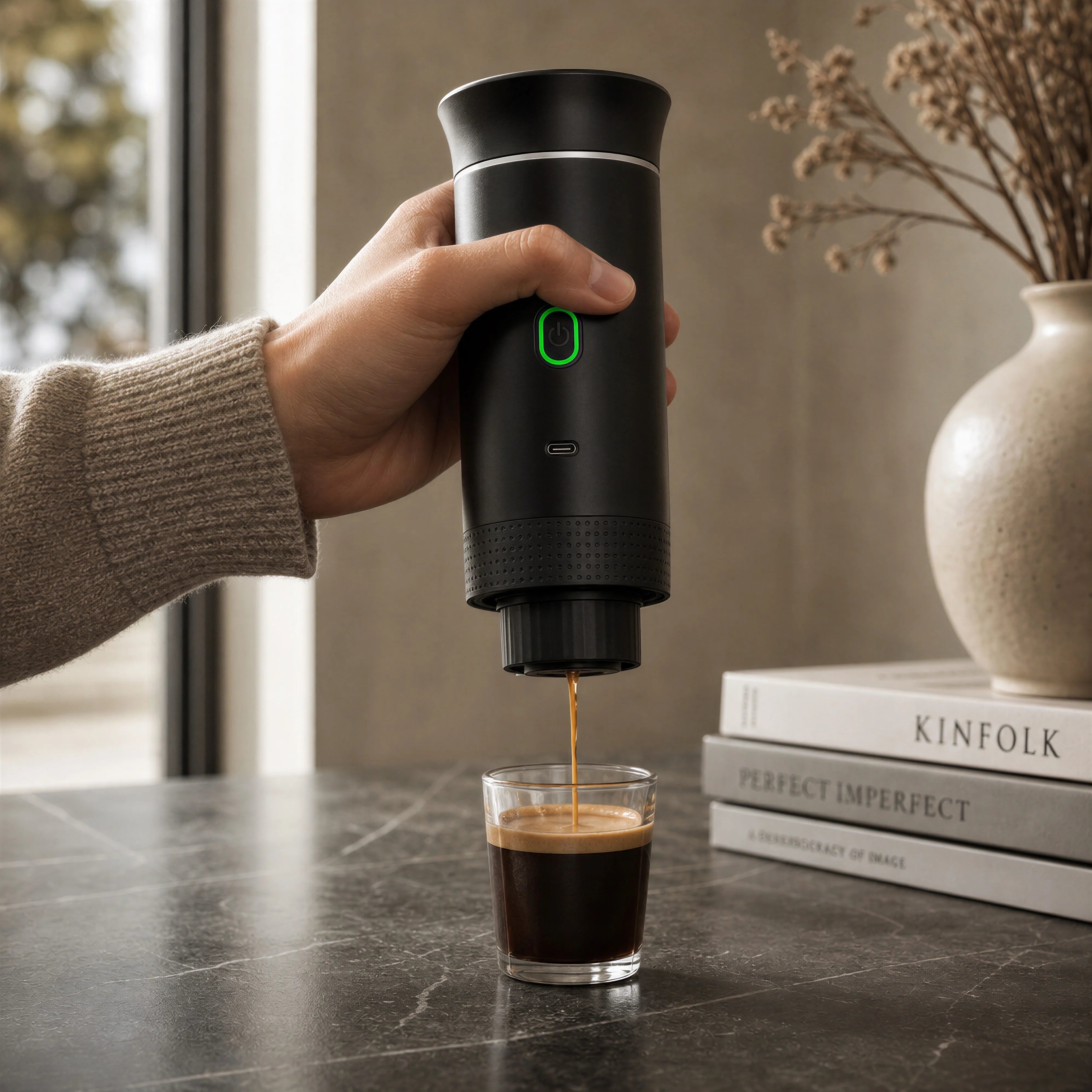 3-in-1 Portable Espresso - action shot